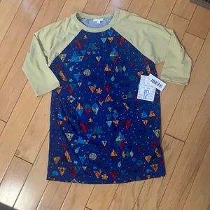 Lularoe kid’s Sloan shirt, size 12